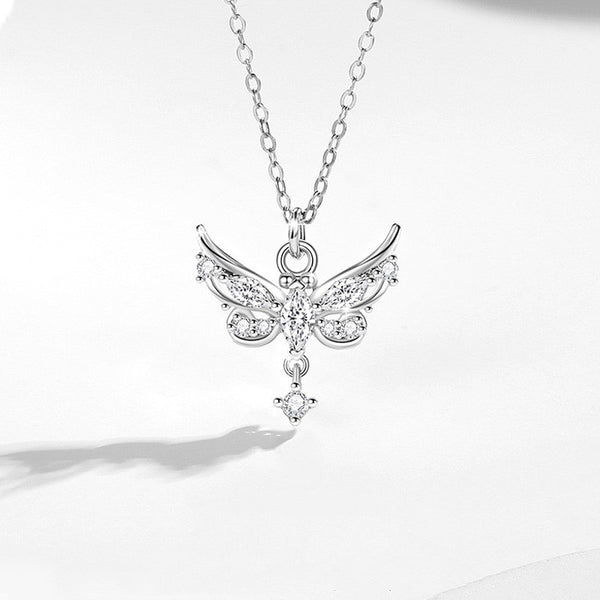 Dainty Butterfly Pendant Necklace