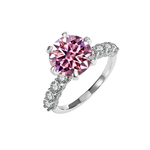 Six-Prong Moissanite Wedding Ring