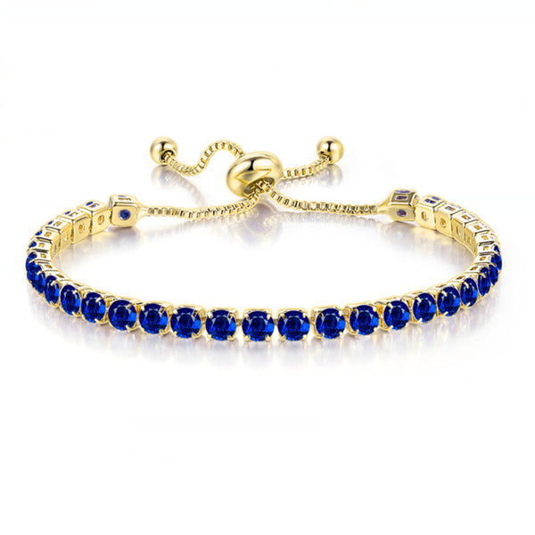 Birthstone Wedding Tennis Bracelet