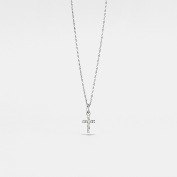 Dainty Cross Charm Pendant Necklace