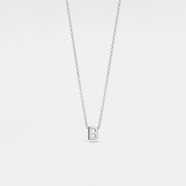 Custom Initial Letter Pendant Necklace