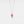 Dainty Pink Tulip Flower Necklace