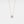 Round Moissanite Wedding Pendant Necklace