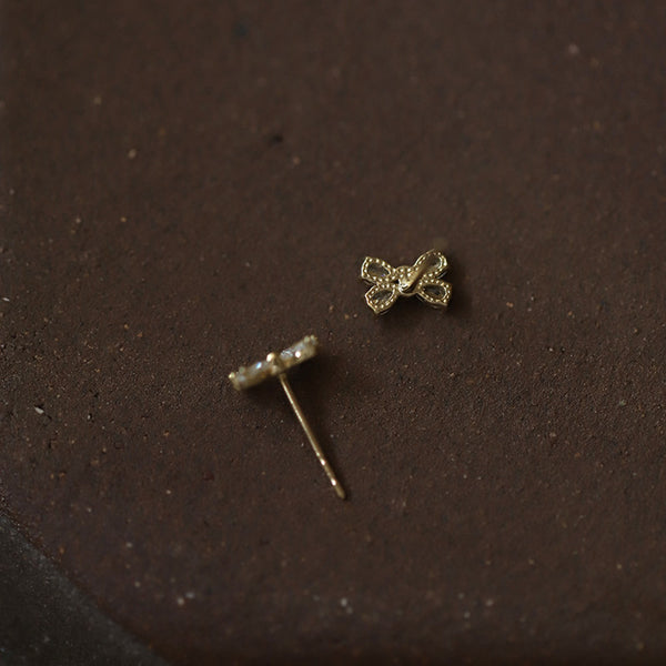 Mini Bow Stud Earrings