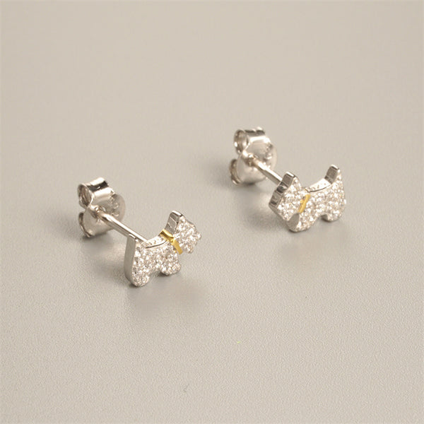 Adorable Dog Stud Earrings