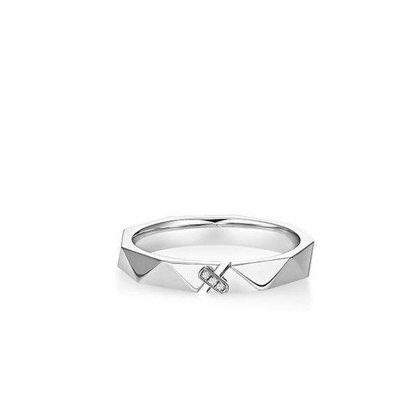 Rhombus Couple Matching Ring