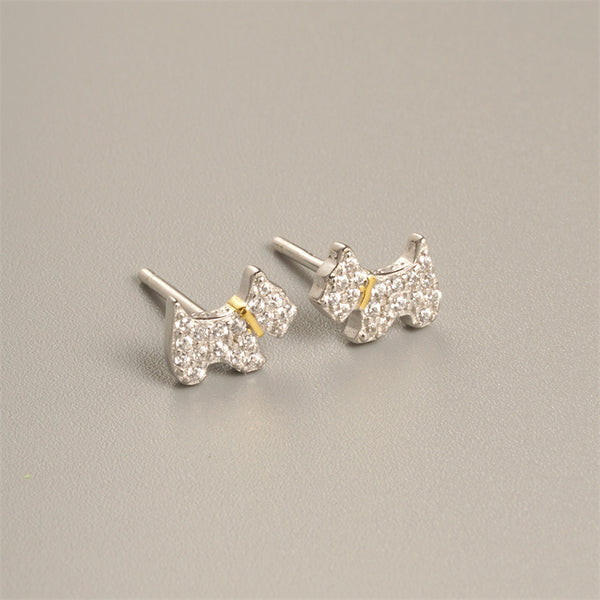 Adorable Dog Stud Earrings