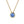 Birthstone Circle Charm Pendant Necklace