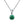 Four-Prong Birthstone Pendant Necklace