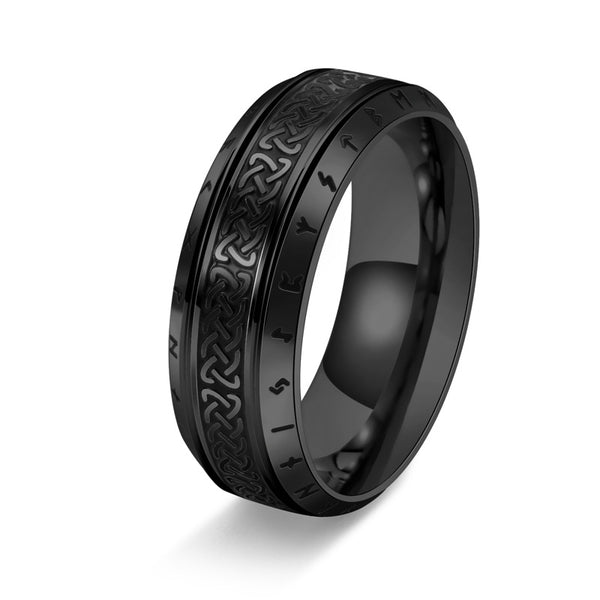 Celtic Knot Runic Alphabets Ring