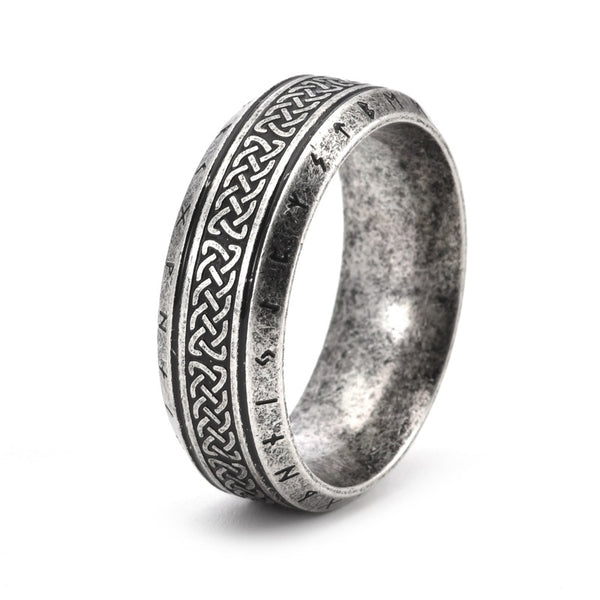 Celtic Knot Runic Alphabets Ring