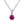 Four-Prong Birthstone Pendant Necklace