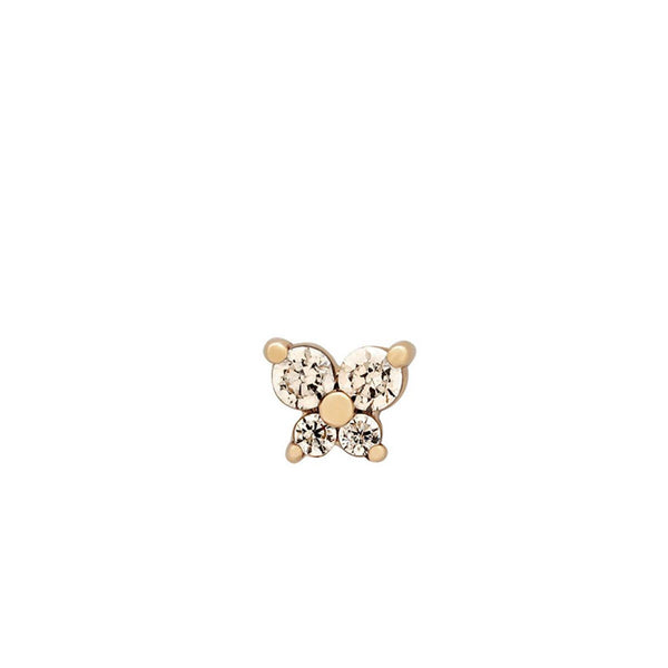 Birthstone Butterfly Stud Earrings