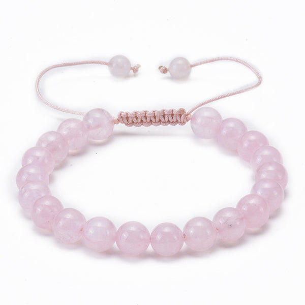 8 mm Crystal Bead Color Gemstone Bracelet