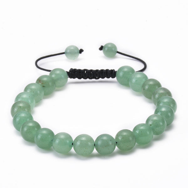 8 mm Crystal Bead Color Gemstone Bracelet