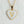 Initial Letter Heart Shell Necklace