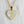 Initial Letter Heart Shell Necklace