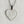 Initial Letter Heart Shell Necklace