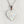 Initial Letter Heart Shell Necklace