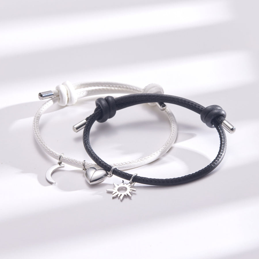 Magnetic Heart Couple Bracelet – Perimade & Co.