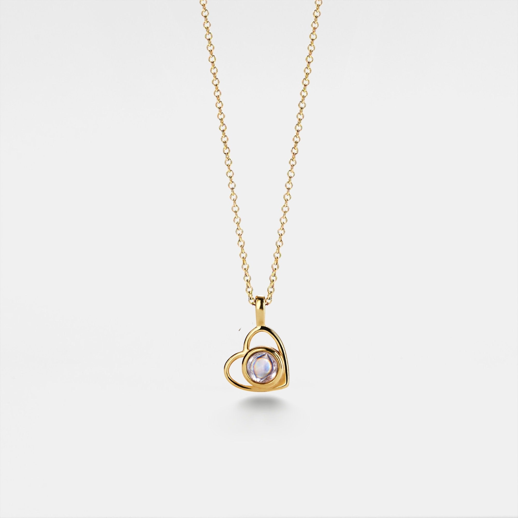 Pink Heart Lock Necklace – Perimade & Co.