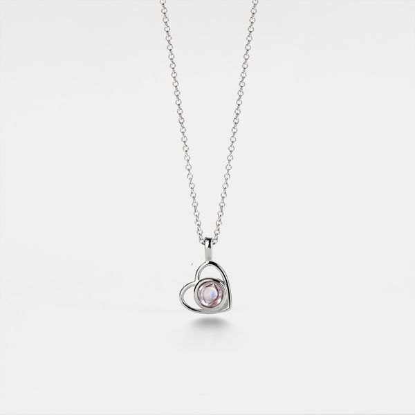 Heart Custom Photo Projection Necklace