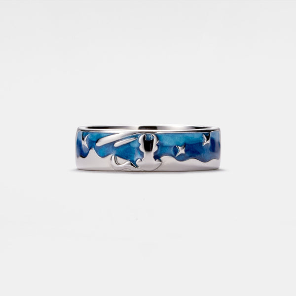 Little Prince Fox Couple Eternity Ring