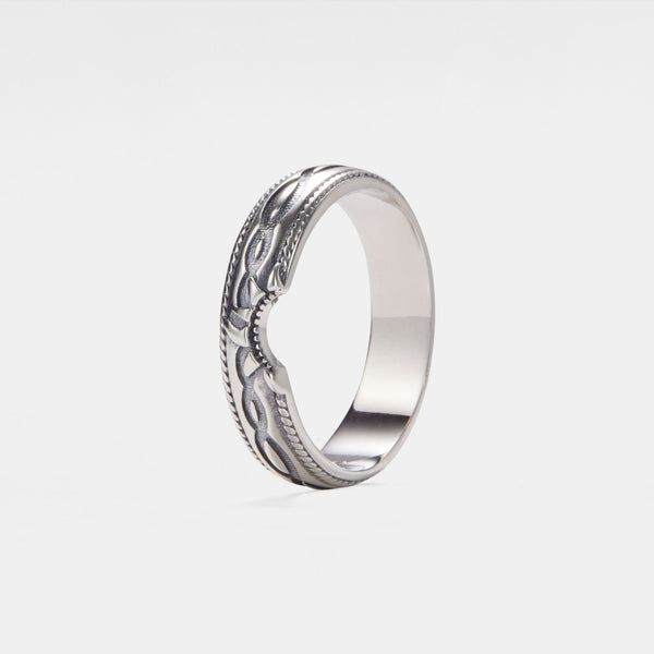 Sunflower Sun Couple Eternity Ring