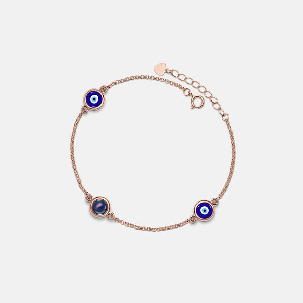 Evil Eye Custom Photo Projection Bracelet