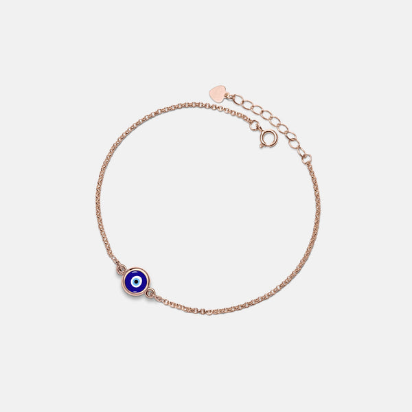 Turkish Blue Evil Eye Charm Bracelet