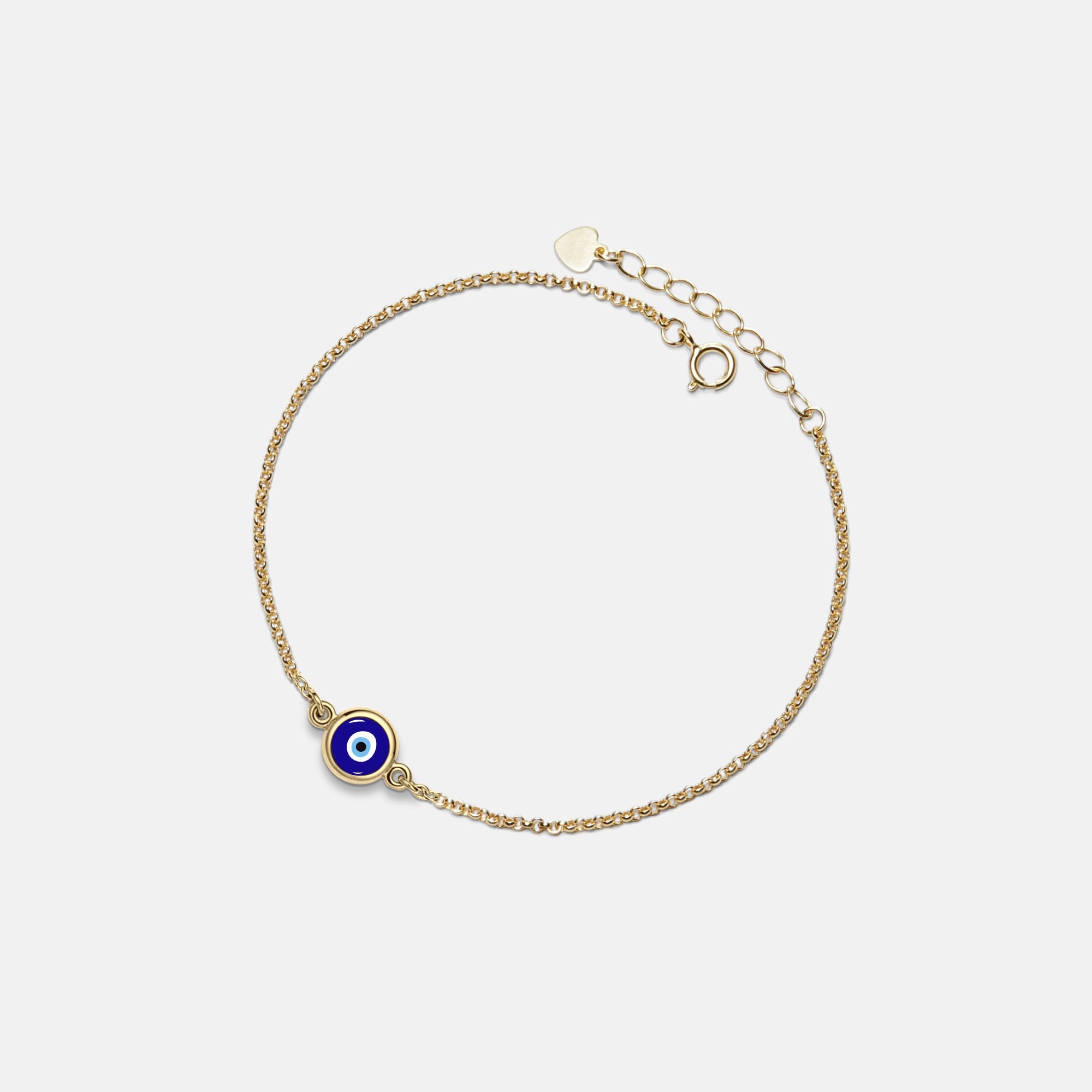 Blue Evil Eye Cubic Charm Bead – Perimade & Co.