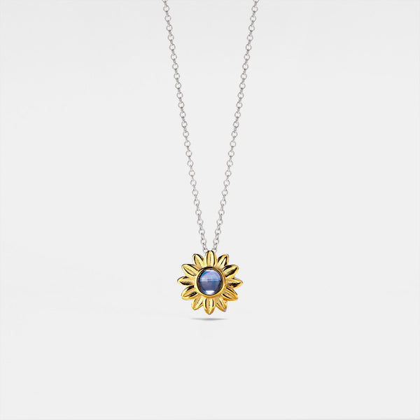 Sunflower Photo Projection Necklace