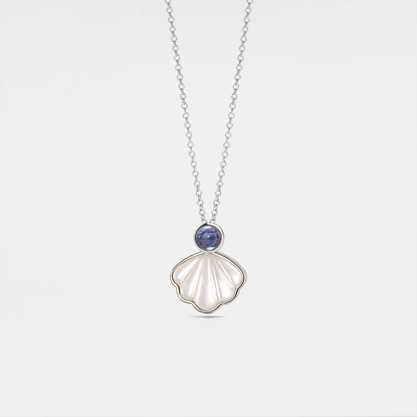 Seashell Photo Projection Necklace