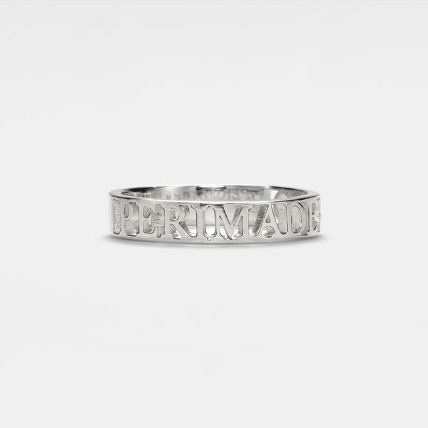 Personalized Modern Name Band Ring