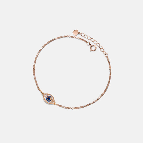 Turkish Blue Evil Eye Charm Anklet