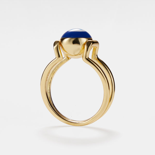 Evil Eye Blue Nazar Statement Ring