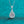 Moissanite Teardrop Wedding Necklace