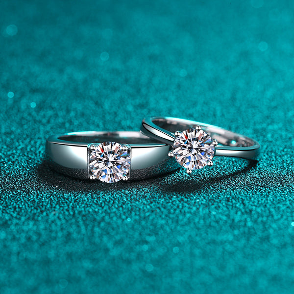 Tamara | 925 Silver 1 Ct Moissanite Diamond Ring – TrophyWife Jewelry