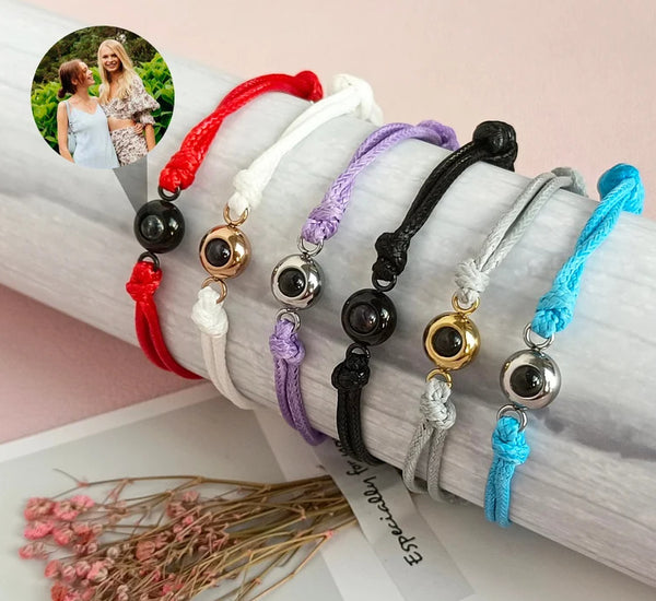 Custom Rope Photo Projection Bracelet