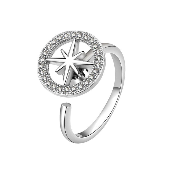 Star Anxiety Fidget Spinner Ring