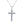 Moissanite Cross Pendant Necklace