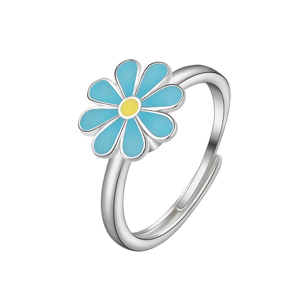 Flower Anxiety Fidget Spinner Ring