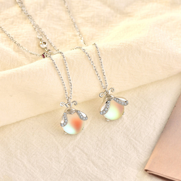 Firefly Moonstone Pendant Necklace