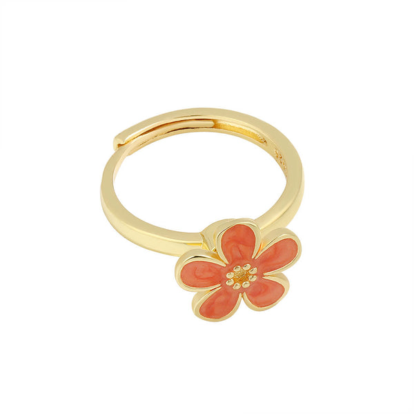 Flower Anxiety Fidget Spinner Ring