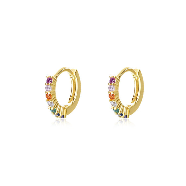 Rainbow LGBTQ Pride Hoop Earrings