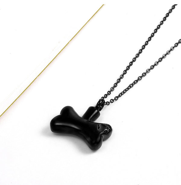 Dog Bone Urn Pendant Necklace