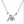 Moissanite Bow Tie Wedding Necklace