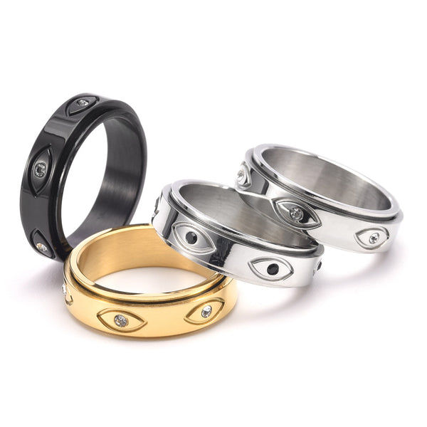 Eye Of God Anxiety Fidget Spinner Ring