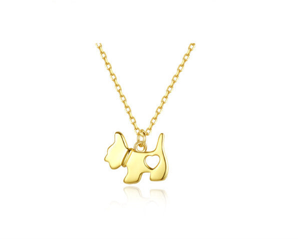 Cute Pet Dog Pendant Necklace