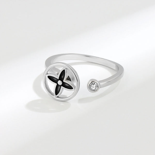 Four Leaf Clover Fidget Spinner Ring